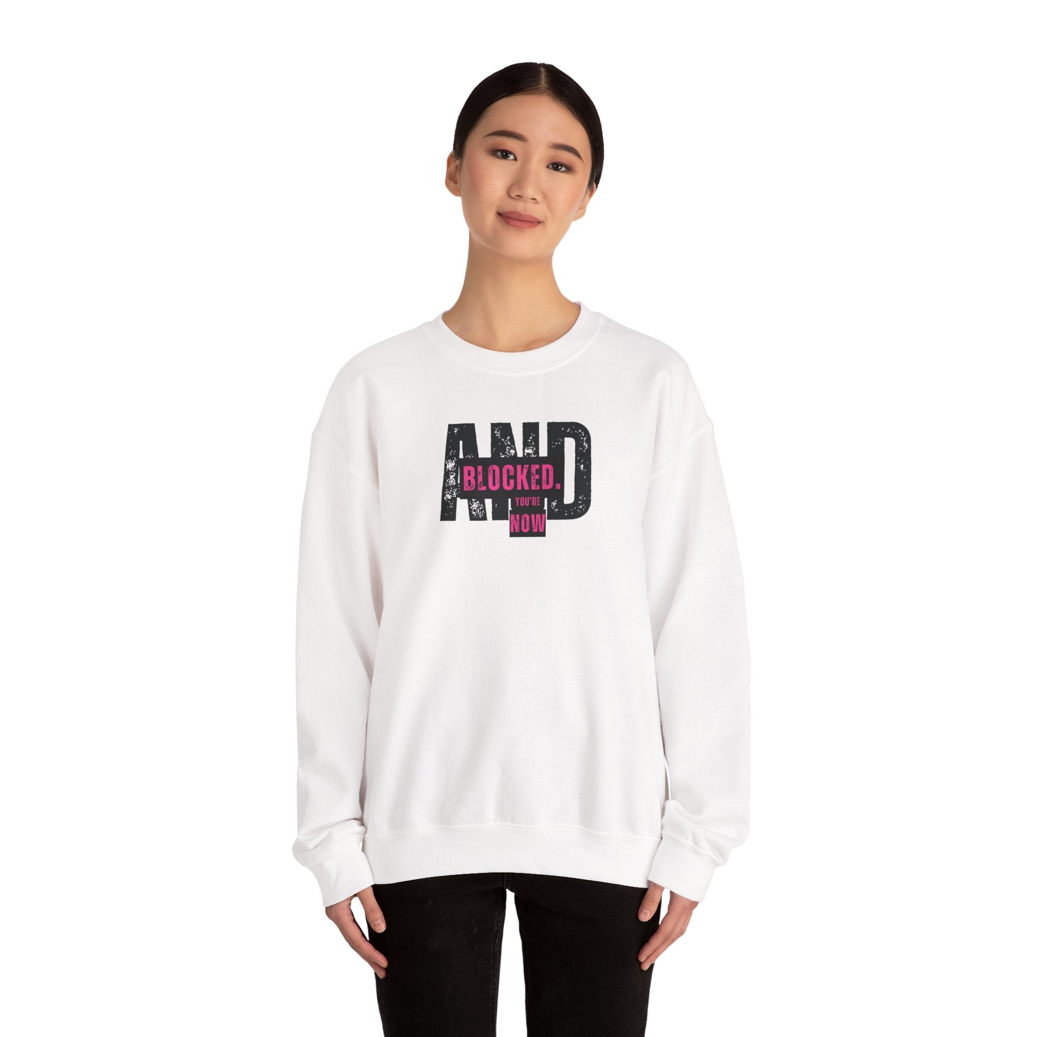 Blocked Crewneck Sweatshirt | Streetwear Hoodie