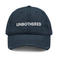 Unbothered Distressed Hat | Casual Dad Cap