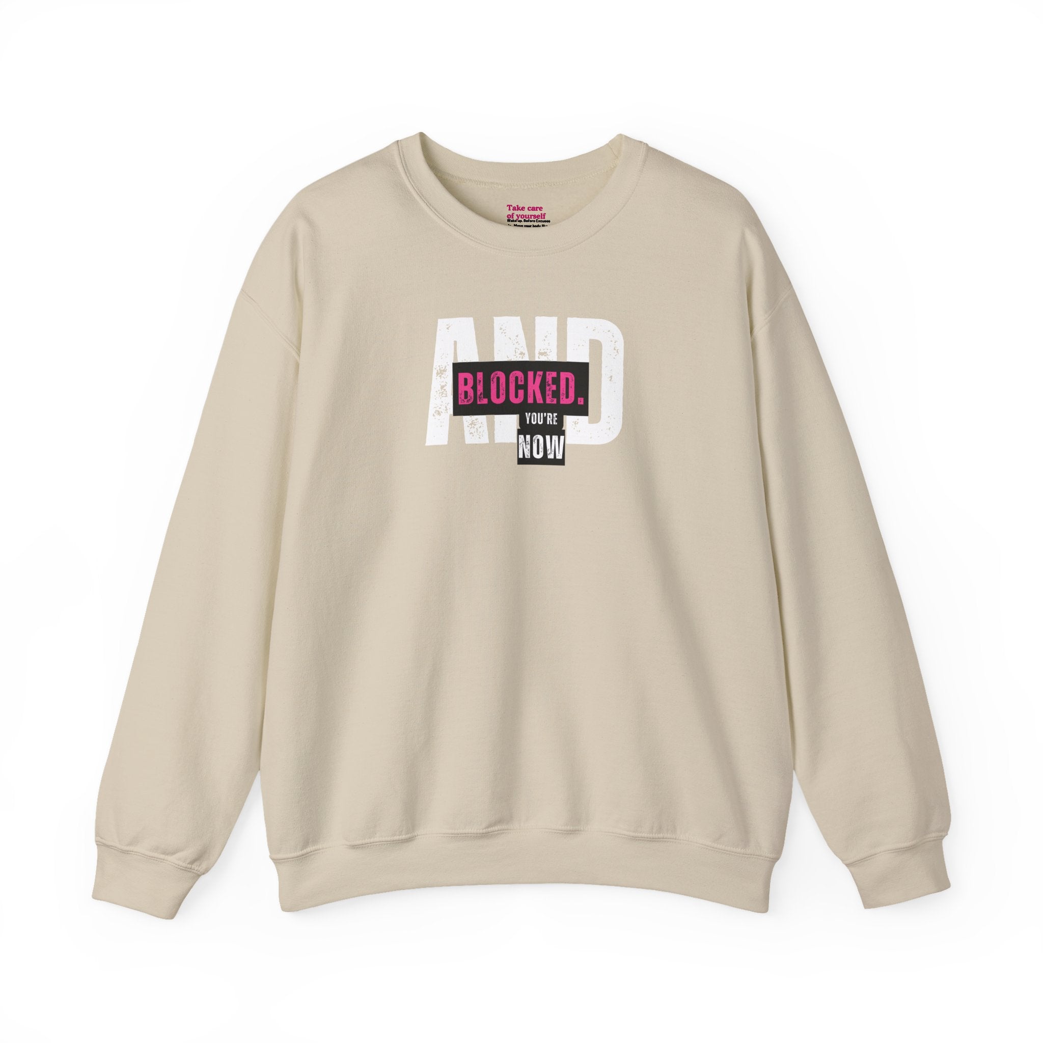 Blocked Crewneck Sweatshirt | Streetwear Hoodie
