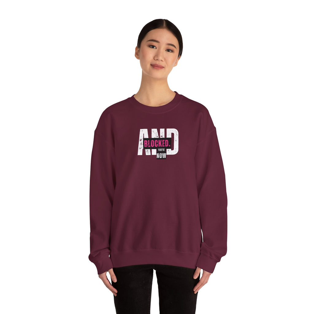 Blocked Crewneck Sweatshirt | Streetwear Hoodie