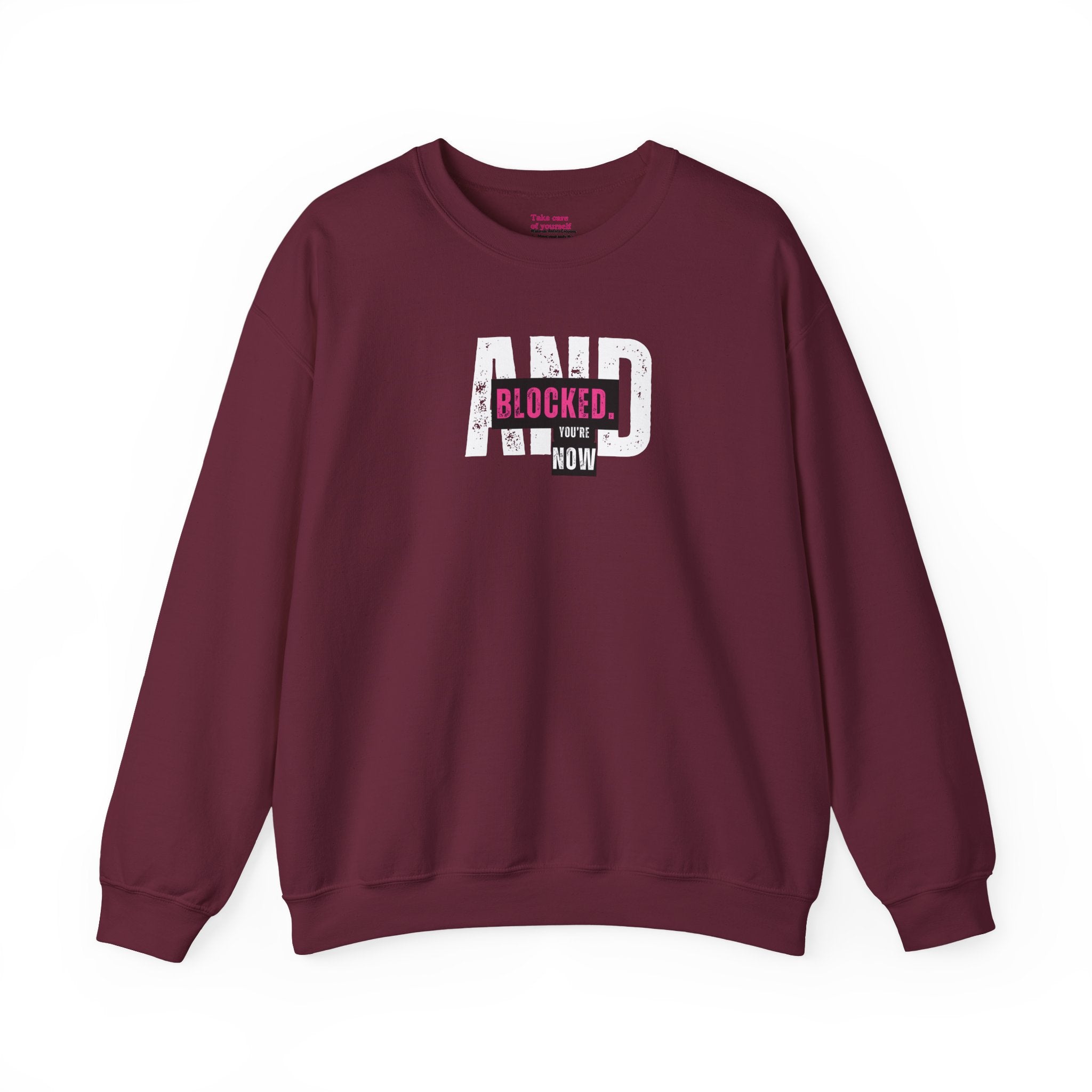 Blocked Crewneck Sweatshirt | Streetwear Hoodie