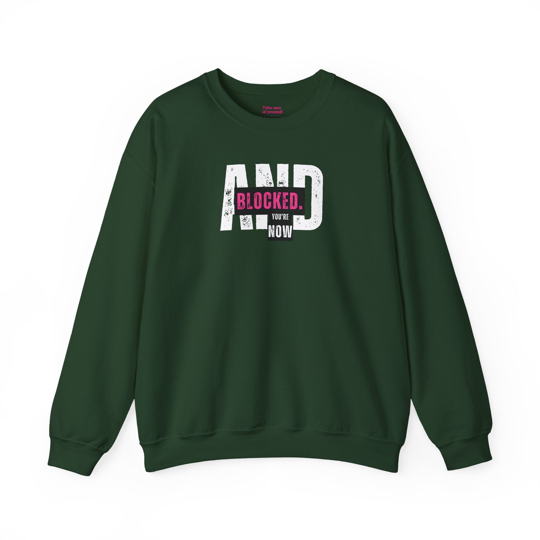 Blocked Crewneck Sweatshirt | Streetwear Hoodie