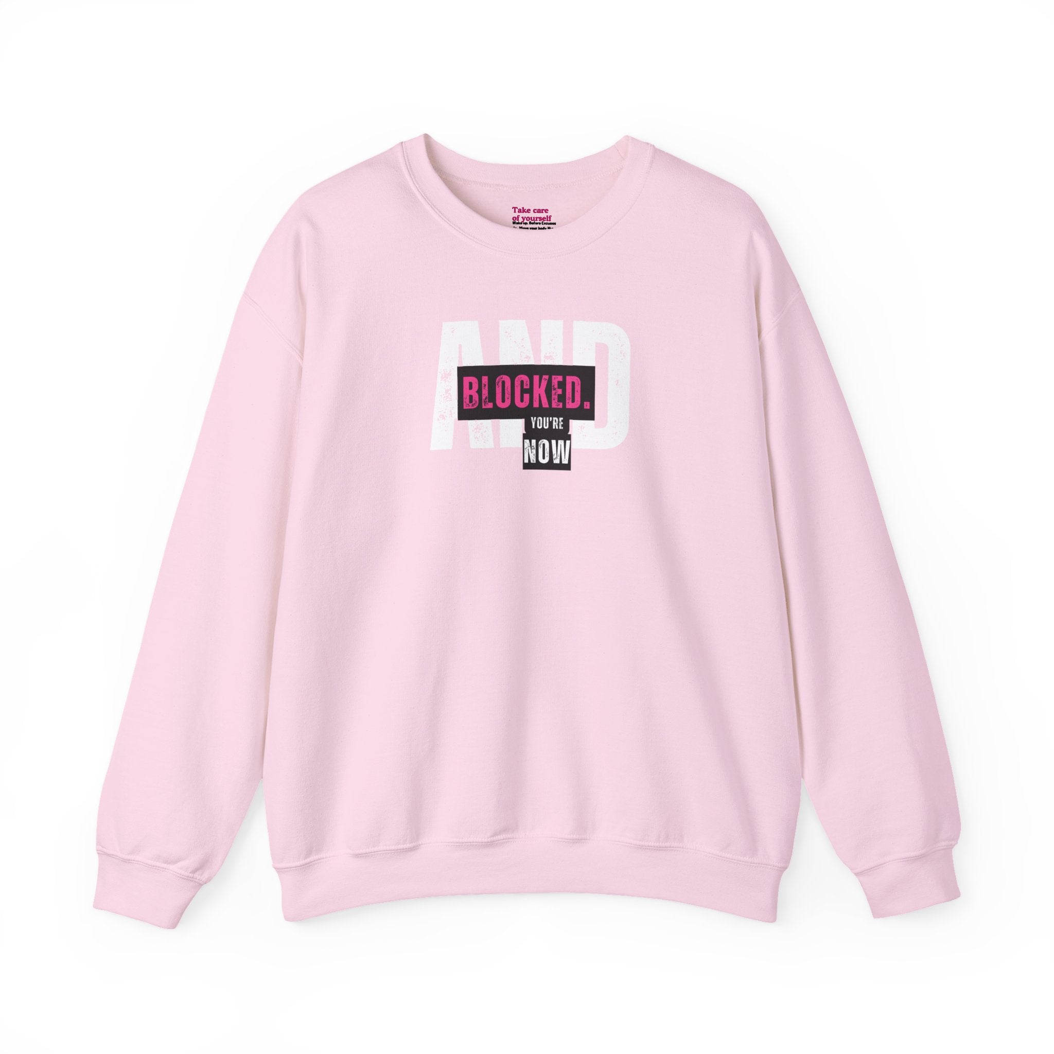 Blocked Crewneck Sweatshirt | Streetwear Hoodie