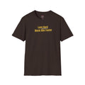 'Love Hard, Block Faster' Cotton Softstyle T-shirt