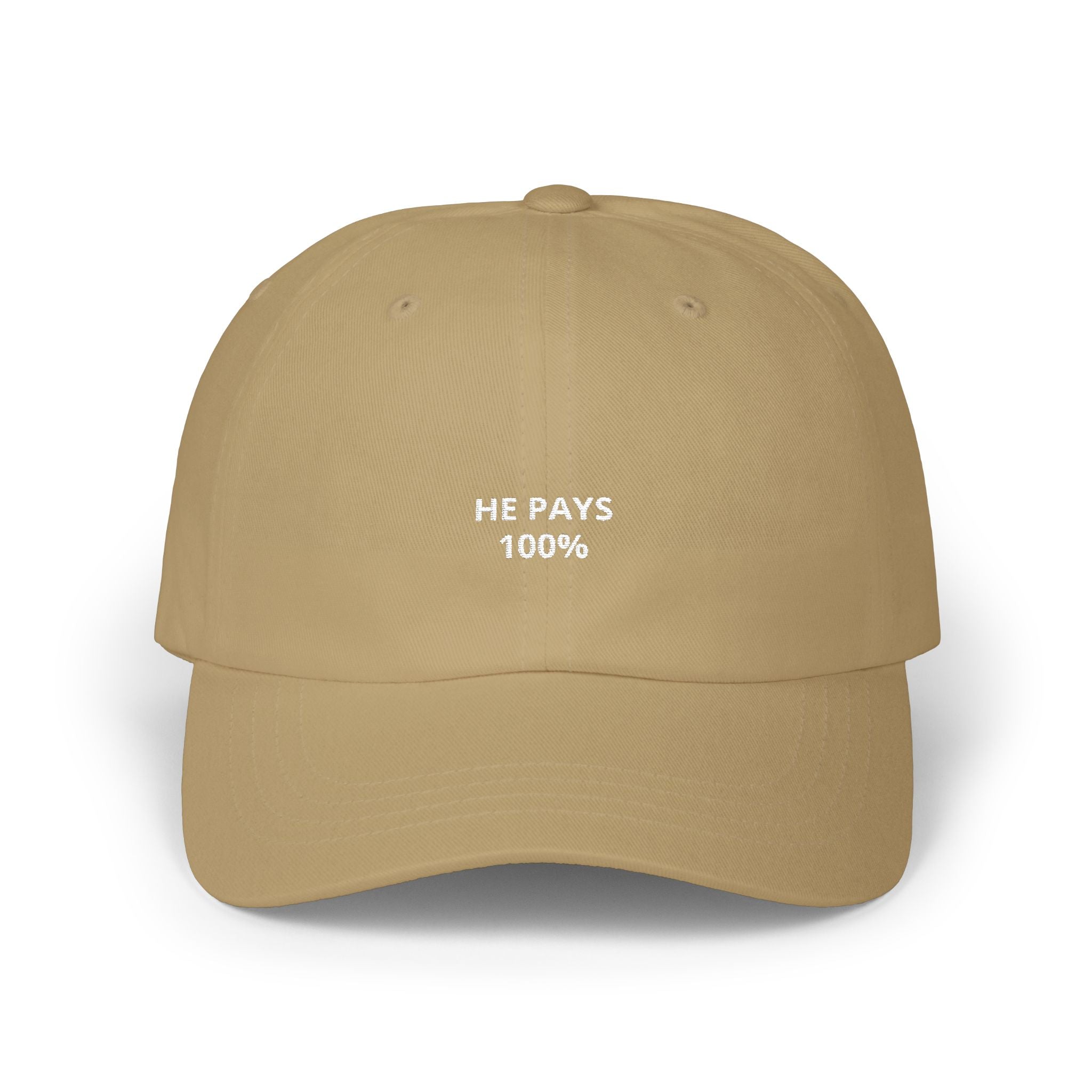 He Pays 100% Dad Cap | Embroidered Baseball Hat