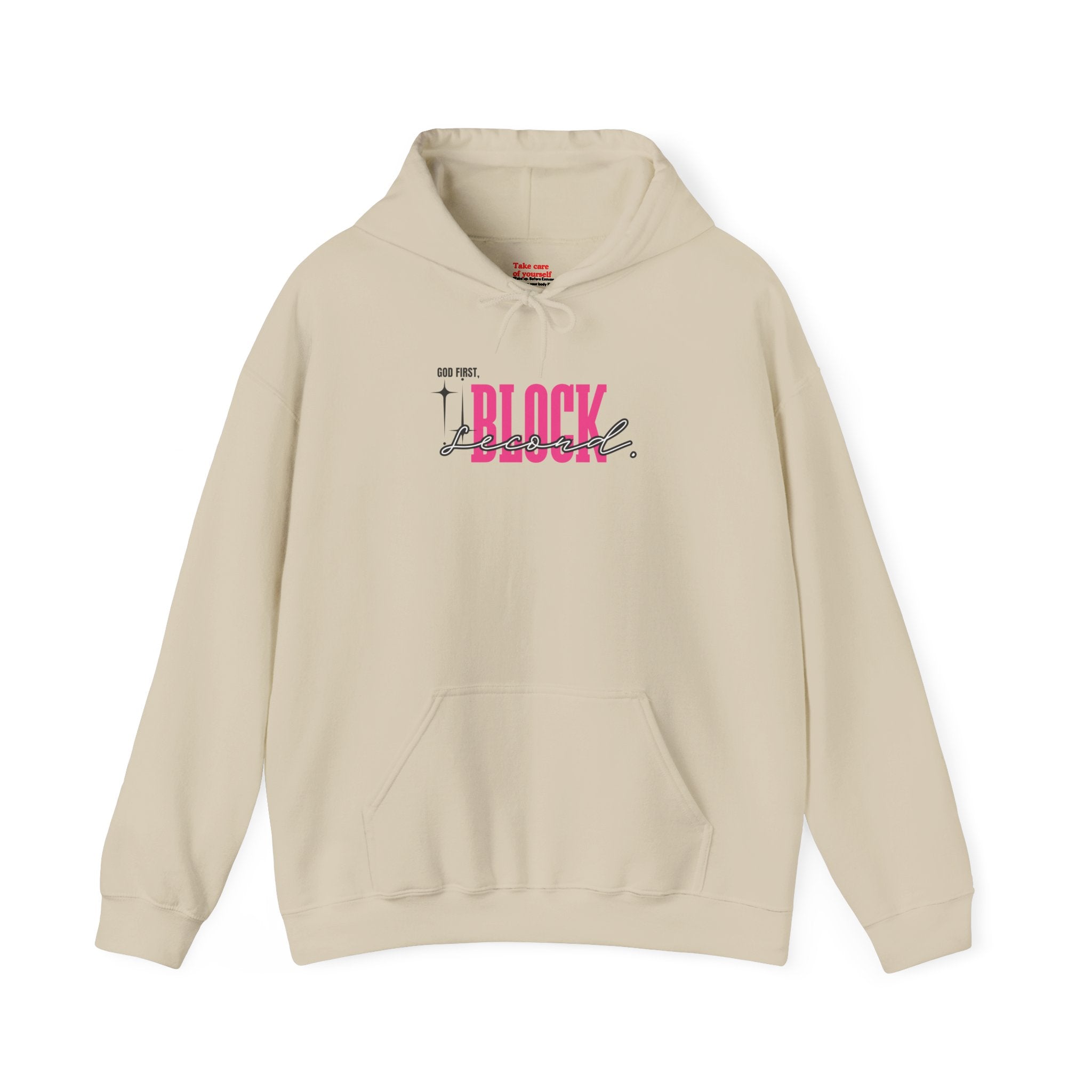 God First Block Second Hoodie | Faith Streetwear Hoodie