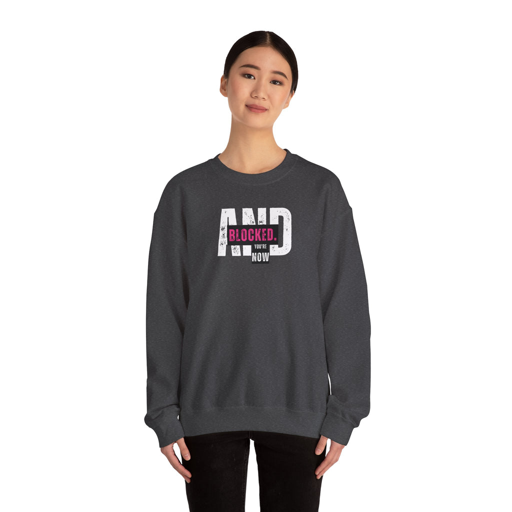 Blocked Crewneck Sweatshirt | Streetwear Hoodie