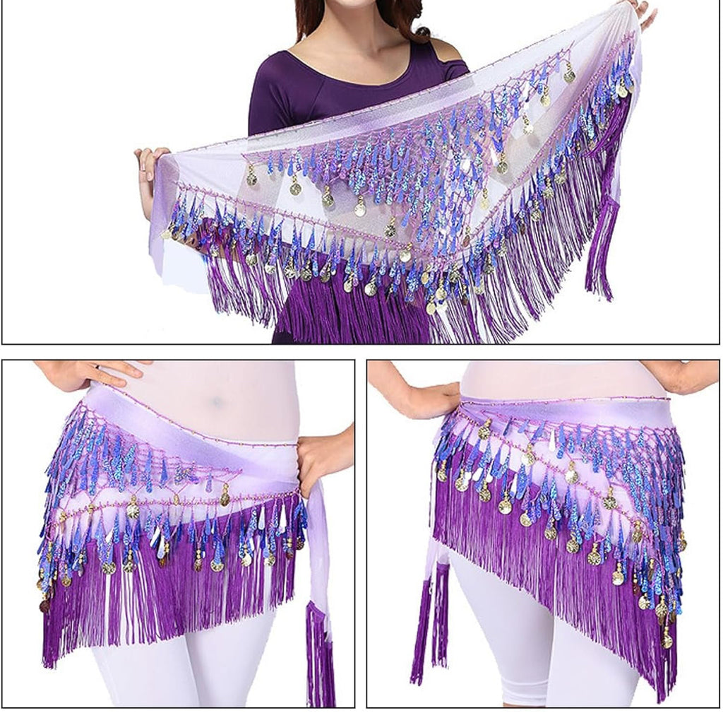 1pc Purple Sensual Hip Scarf