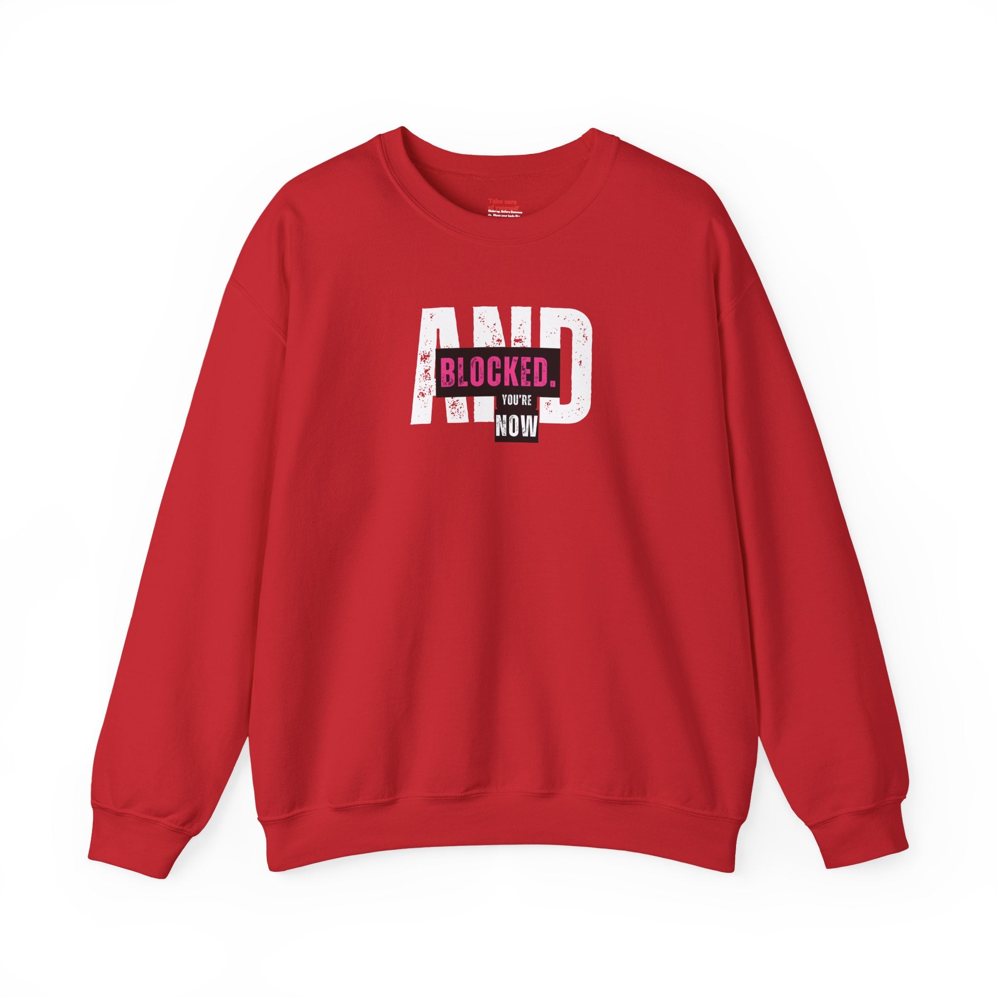 Blocked Crewneck Sweatshirt | Streetwear Hoodie
