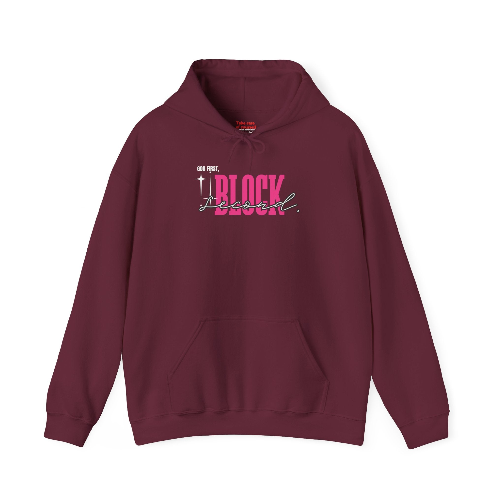 God First Block Second Hoodie | Faith Streetwear Hoodie