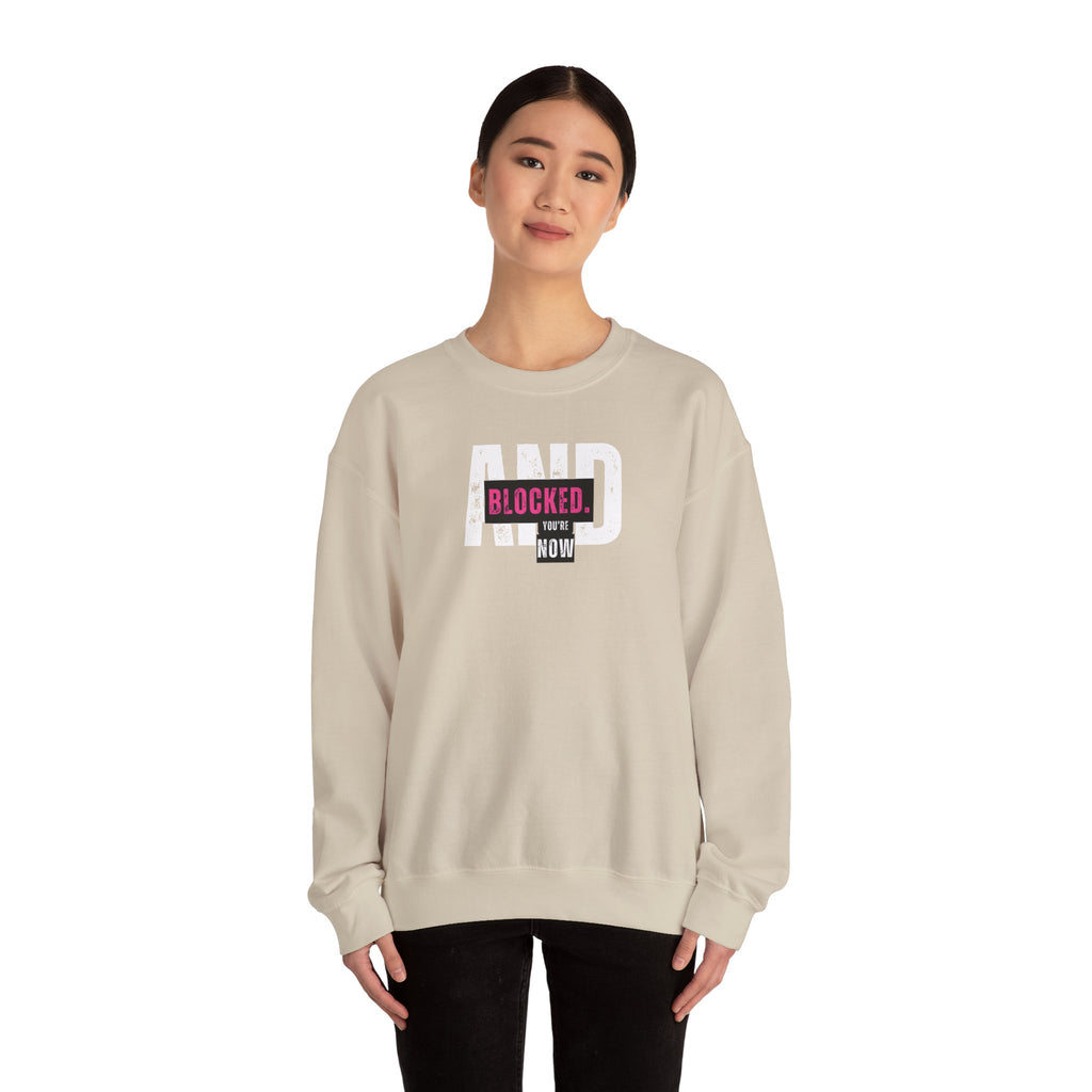 Blocked Crewneck Sweatshirt | Streetwear Hoodie