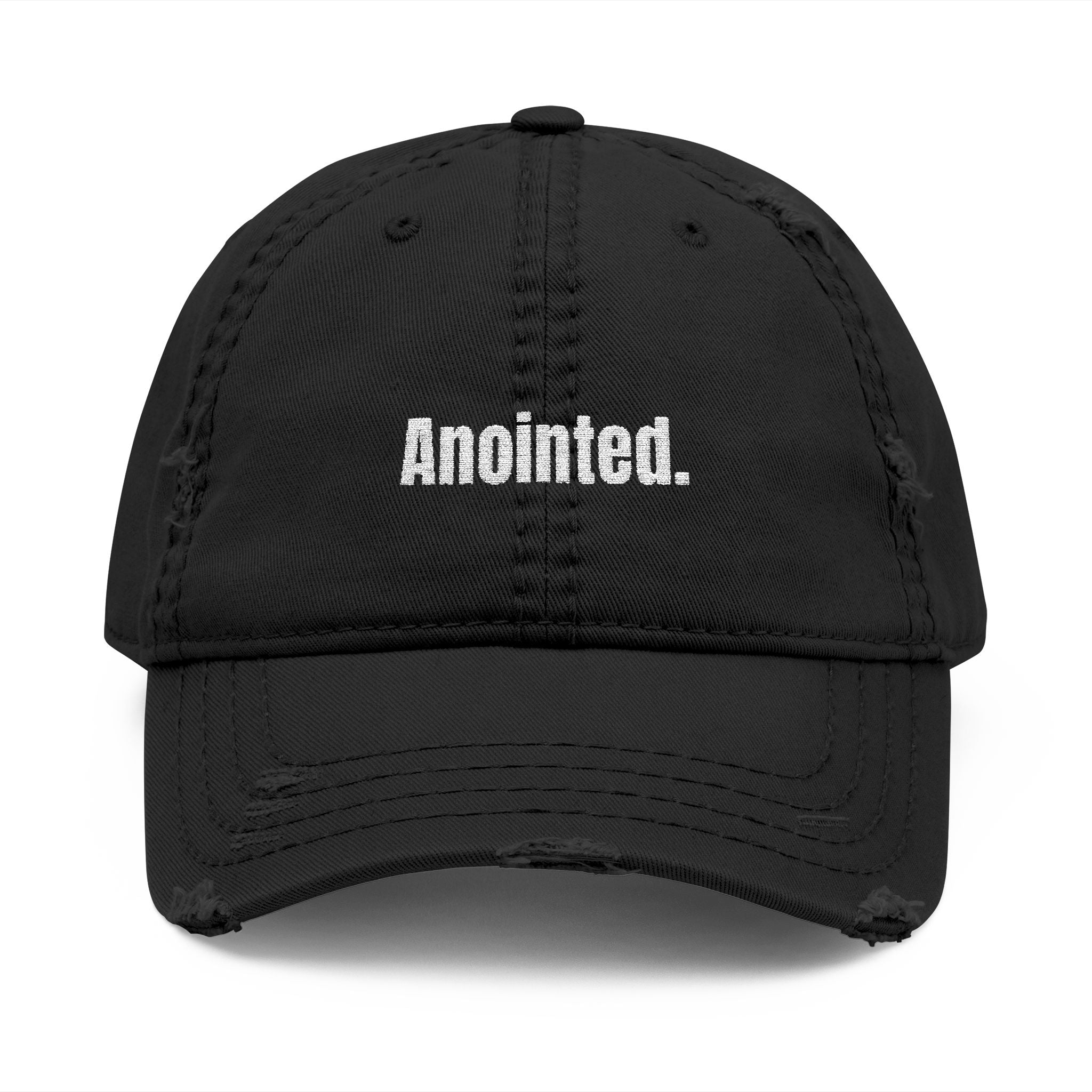 Anointed Distressed Dad Hat | Faith Baseball Cap