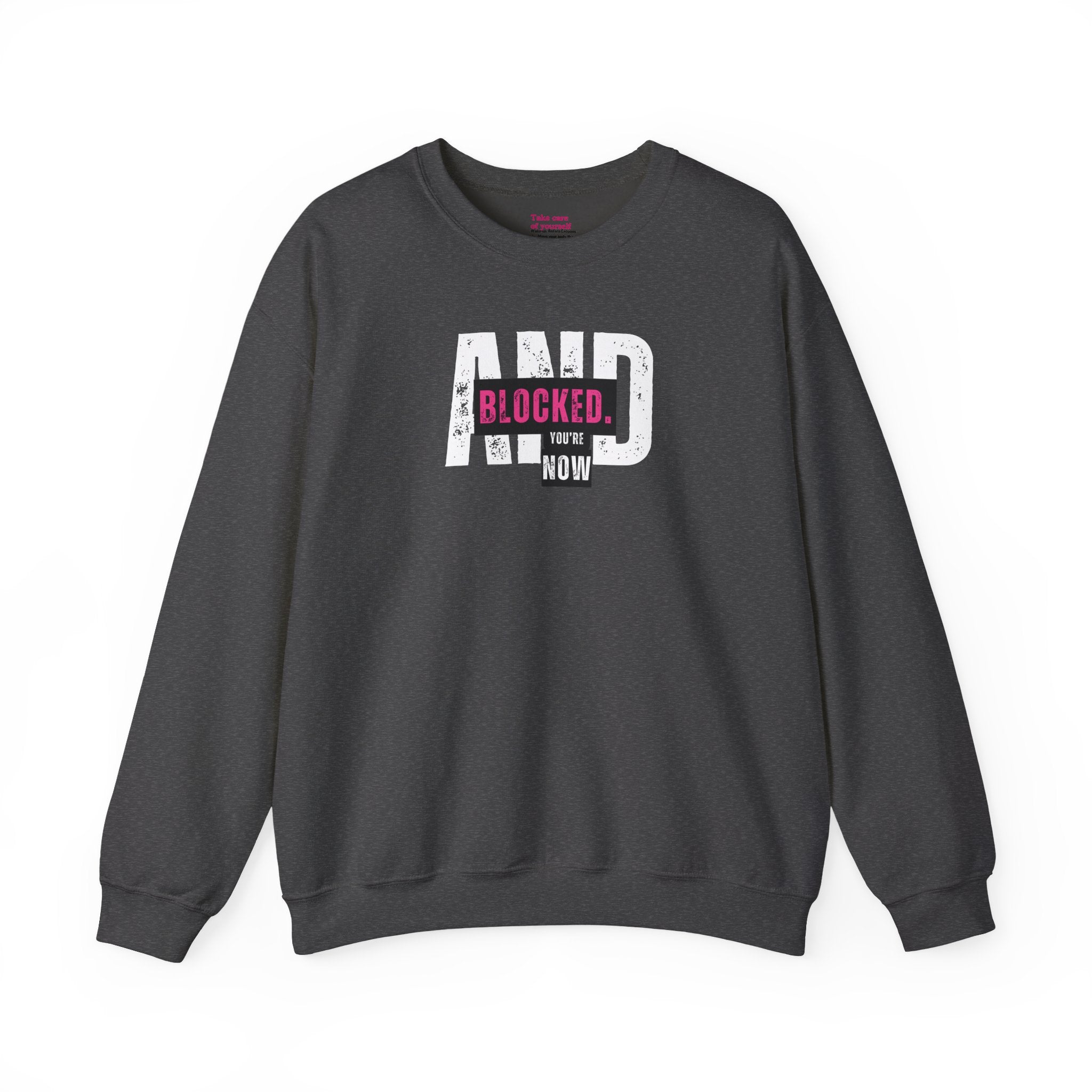 Blocked Crewneck Sweatshirt | Streetwear Hoodie