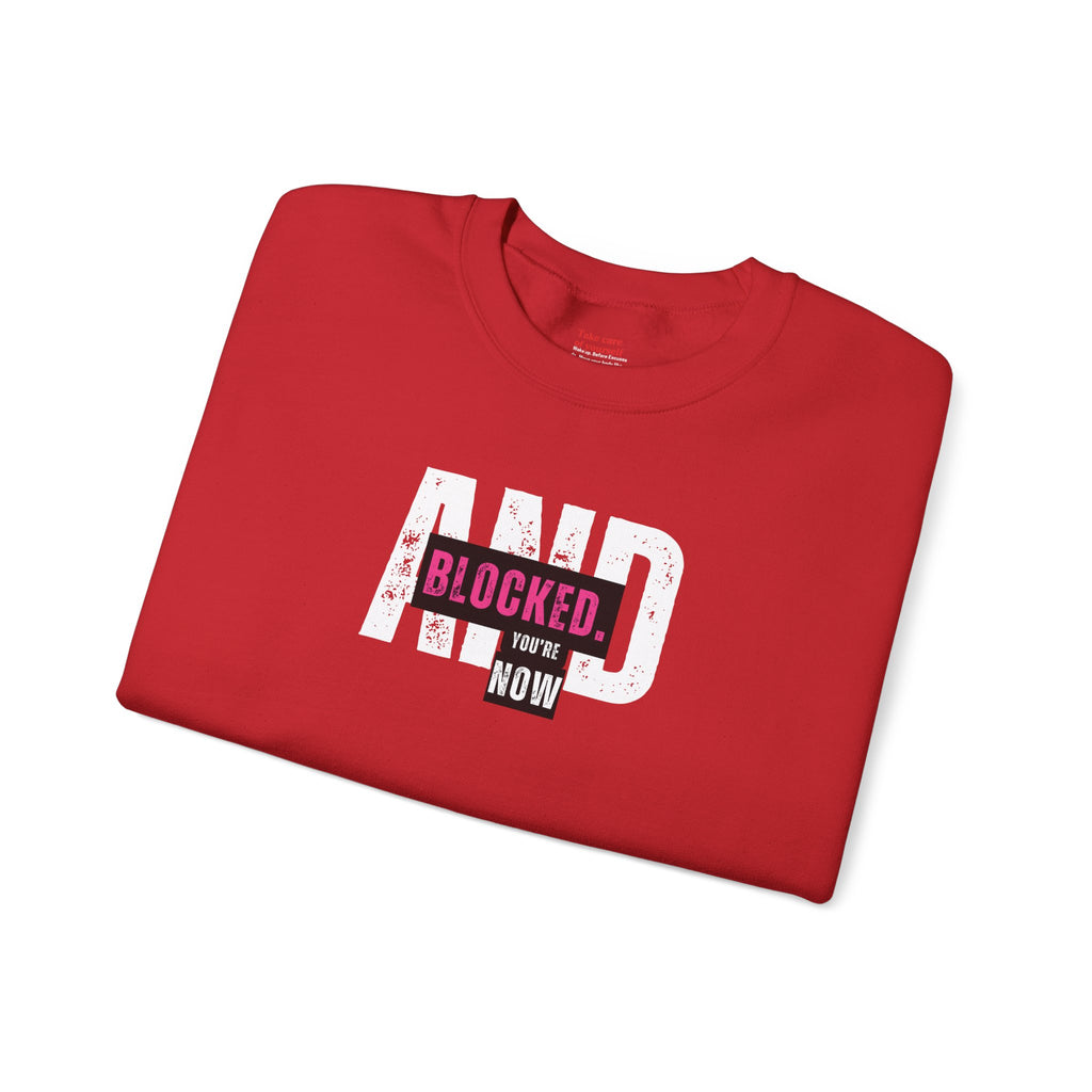 Blocked Crewneck Sweatshirt | Streetwear Hoodie