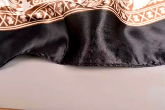 1pc Silky Satin Paisley Boho Fashion Headscarf