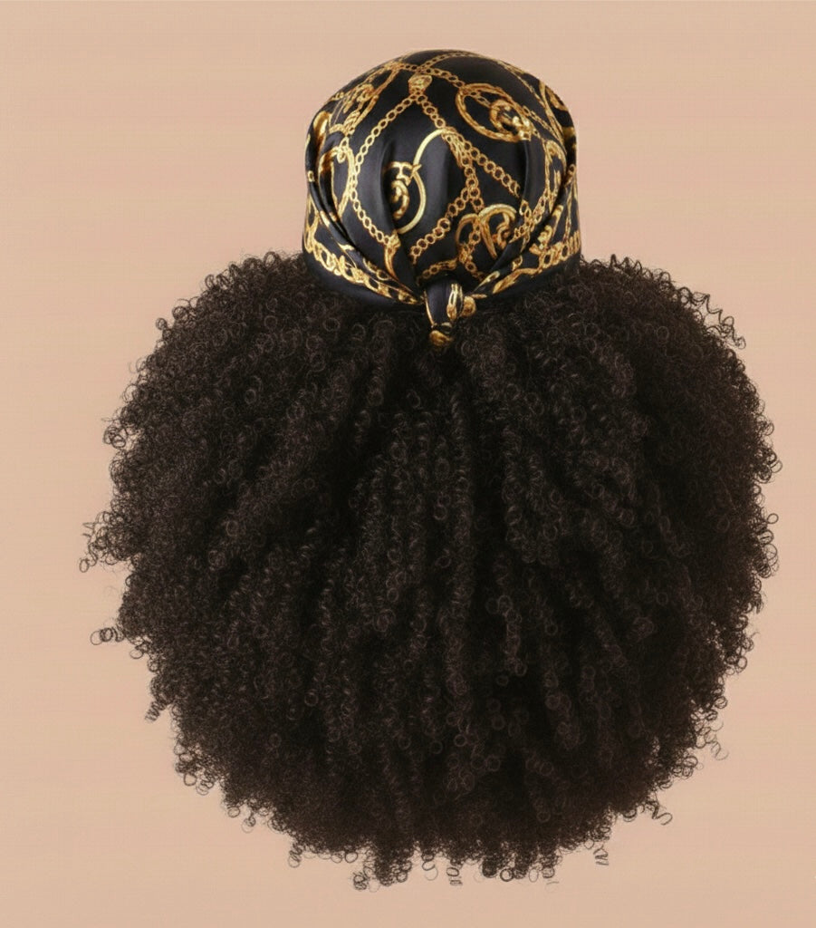 1pc Silky Satin Chain Boho Fashion Headscarf