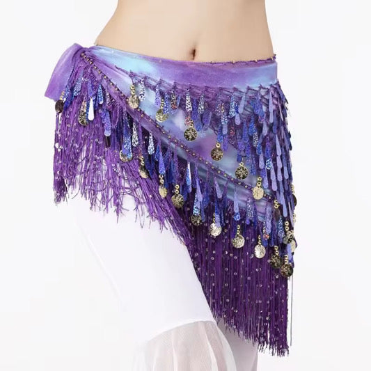 1pc Purple Sensual Hip Scarf
